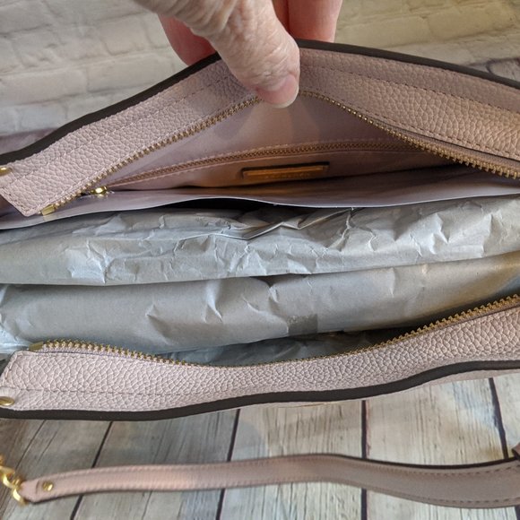 TORY BURCH Everly Leather Hobo - Picture 9 of 10